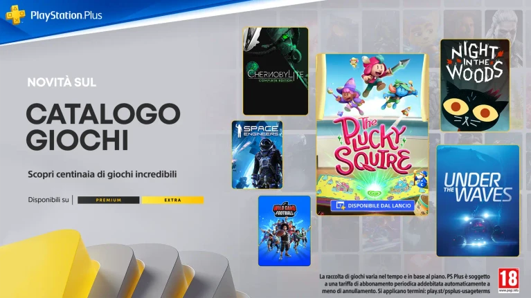 PlayStation Plus i giochi Extra e Premium di settembre