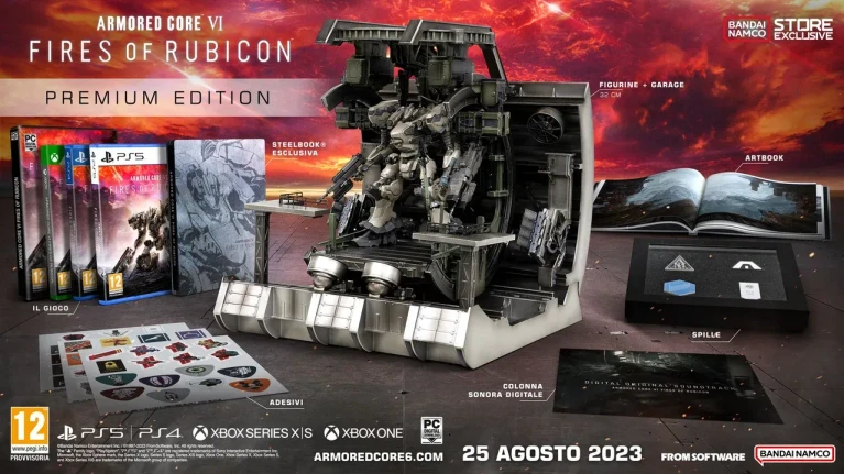 Armored Core VI unedizione limitata da 450 euro ecco cosa conterrà 