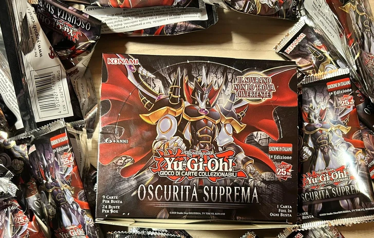 YUGIOH TCG  OSCURIT SUPREMA Speciale con sbustamento della prima espansione 2025