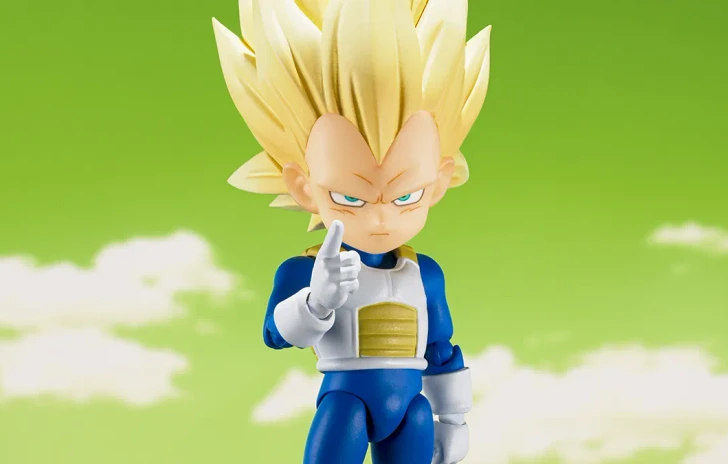 Dragon Ball Daima unAction Figure per Vegeta Super Saiyan 3