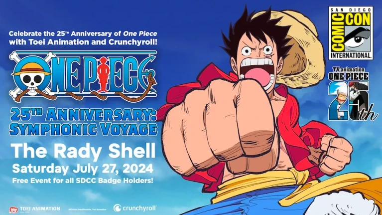 One Piece: concerto del 25° al San Diego Comic Con