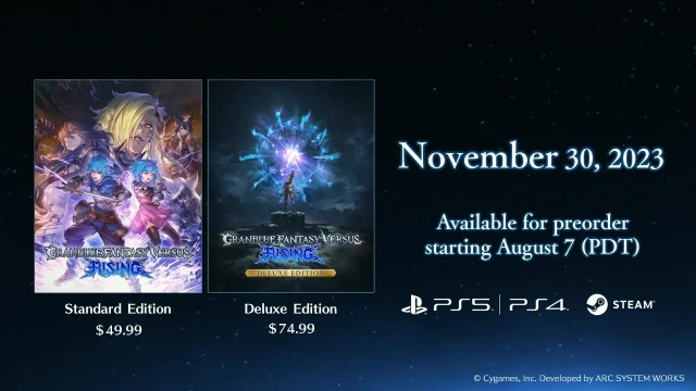 Granblue Fantasy Versus: Rising uscirà il 30 novembre 