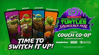Teenage Mutant Ninja Turtles Splintered Fate  Couch Coop Announcement Trailer