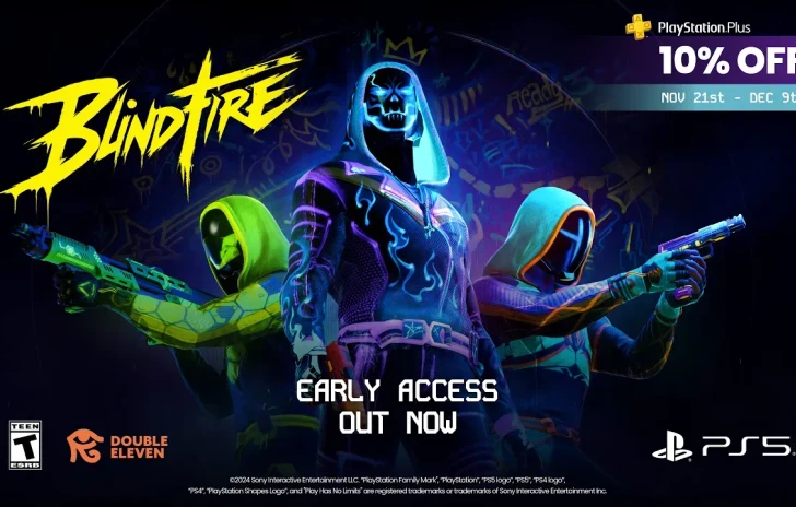 Blindfire lFPS al buio esce in early access anche su PS5