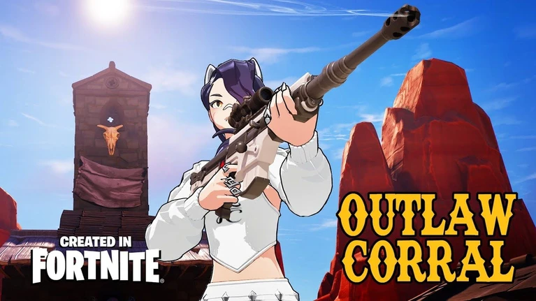 Outlaw Corral una esperienza di Fortnite creata da professionisti