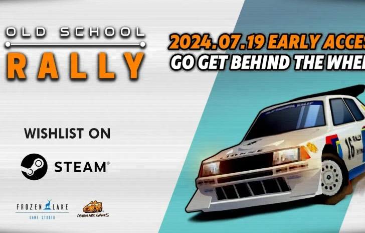 Old School Rally arriva in early access su Steam dal 19 luglio