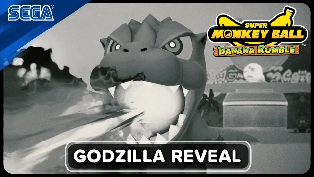 Super Monkey Ball Banana Rumble  Godzilla Reveal Trailer