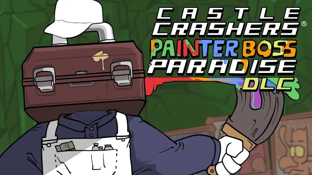 Castle Crashers DLC Announcement Painter Boss Paradise