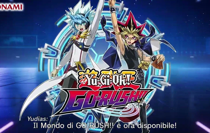 YuGiOh DUEL LINKS  GO RUSH World  Official Launch Trailer (IT)