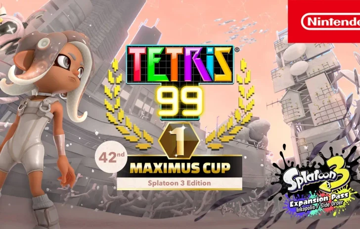 Tetris 99 il DLC di Splatoon 3 protagonista della nuova Maximus Cup