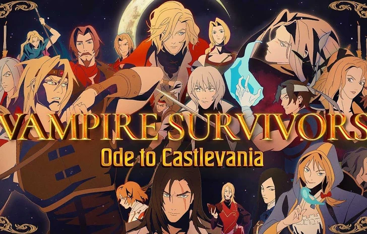 Vampire Survivors finalmente incrocia Castlevania in un DLC