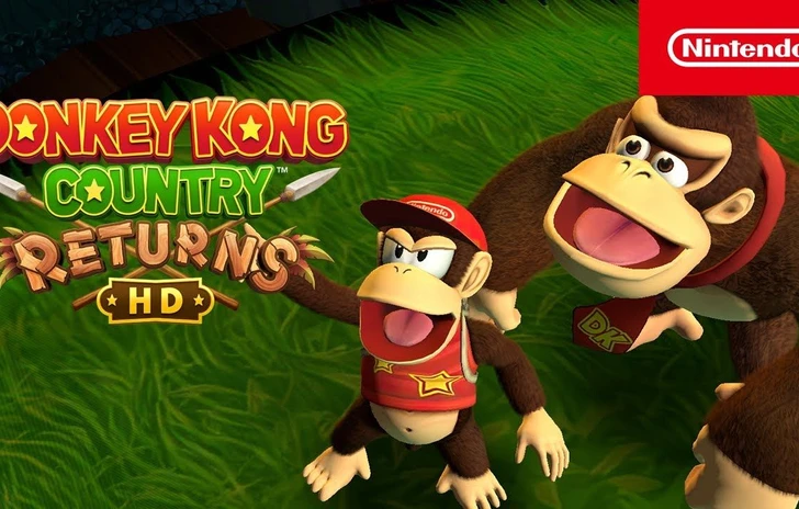 Donkey Kong Country Returns HD Nintendo pubblica il trailer di lancio