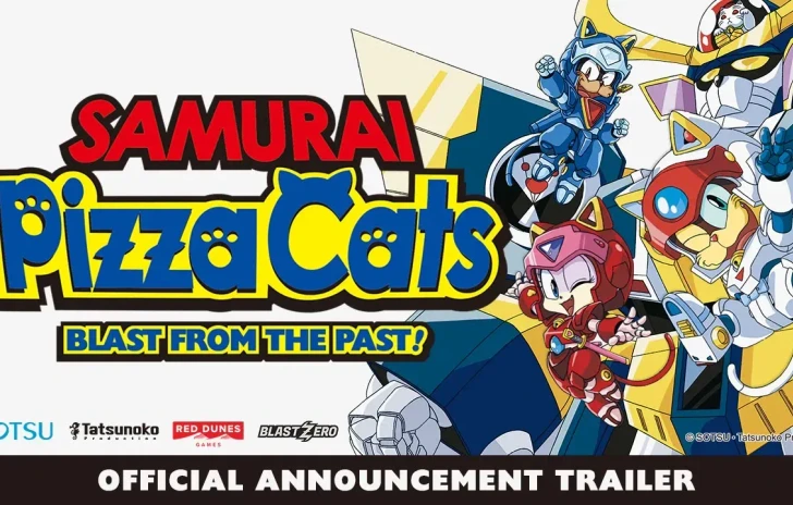 Samurai Pizza Cats Blast from the Past  il trailer di annuncio