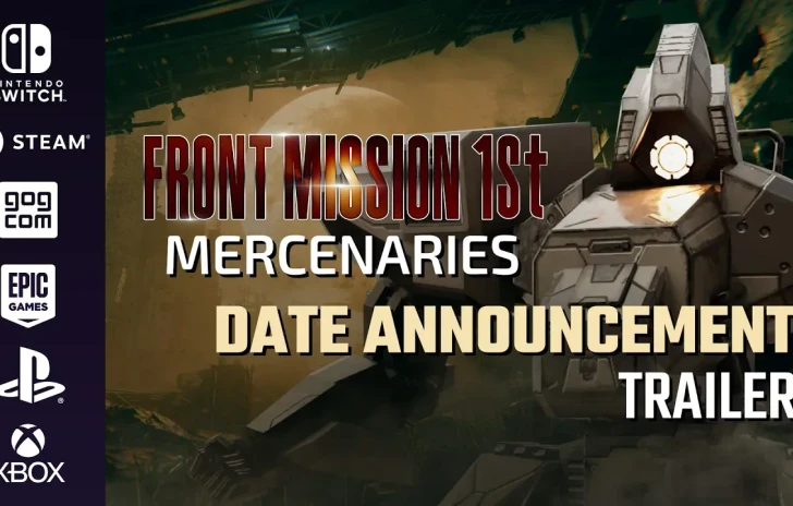 FRONT MISSION 1st Remake  Mercenaries DLC Date Annoucement Trailer