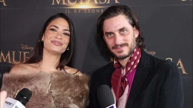 Mufasa Elodie e Luca Marinelli sul red carpet