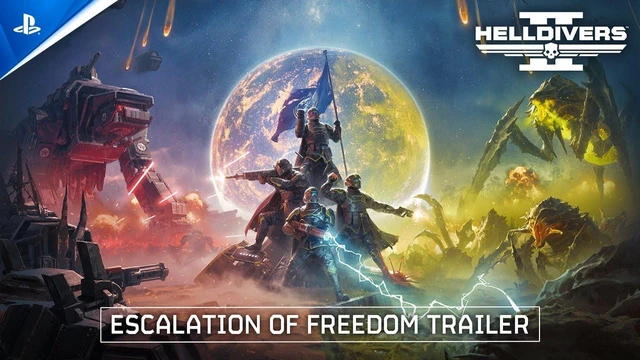 Helldivers 2 trailer e info sullupdate Escalation of Freedom