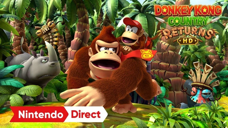 Donkey Kong Country Returns HD il trailer di annuncio e la data