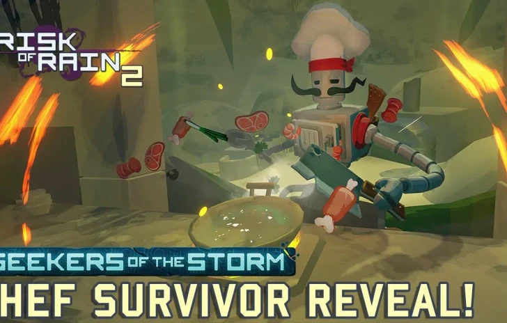 Risk of Rain 2 Seekers of the Storm  Chef Survivor Showcase Trailer