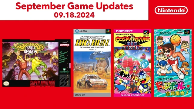 Super NES  September 2024 Game Update  Nintendo Switch Online