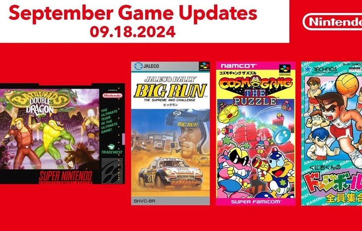 Super NES  September 2024 Game Update  Nintendo Switch Online