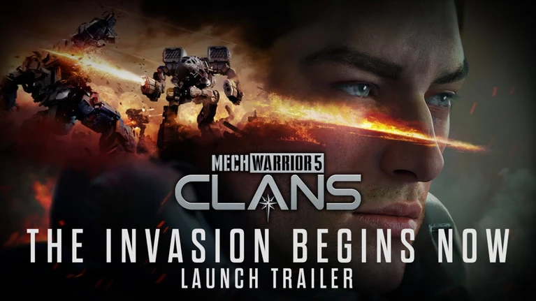 MechWarrior 5 Clans online il trailer di lancio