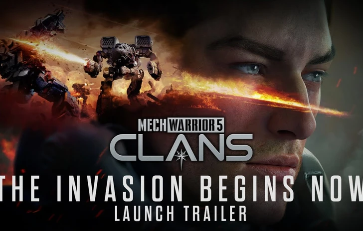 MechWarrior 5 Clans online il trailer di lancio