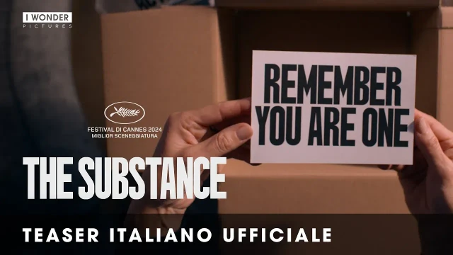 THE SUBSTANCE  Trailer italiano del film IWonder