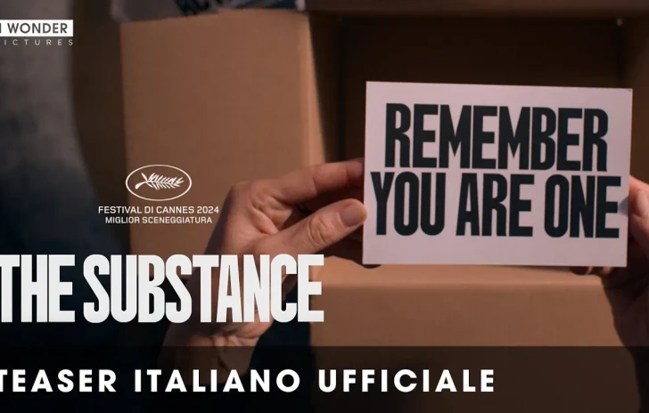 THE SUBSTANCE  Trailer italiano del film IWonder