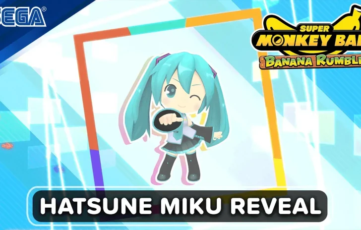 Super Monkey Ball Banana Rumble  Hatsune Miku Reveal Trailer