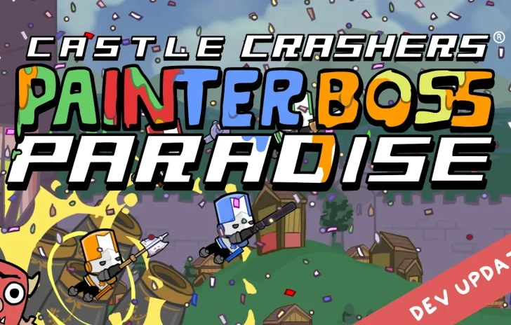 Castle Crashers il DLC Painter Boss Paradise uscirà in estate