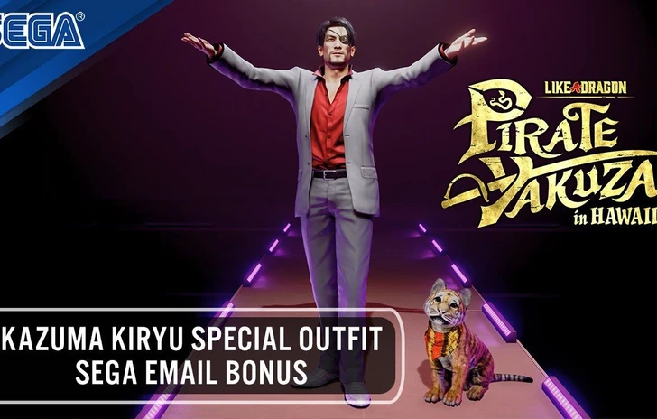 Majima si veste come Kiryu nel nuovo Yakuza ma solo per gli iscritti allemail Sega