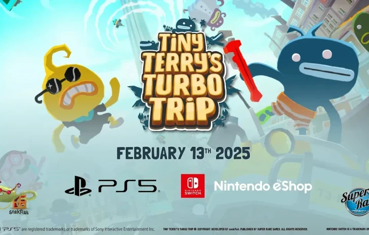 Tiny Terrys Turbo Trip in arrivo su Switch e PS5 il 13 febbraio