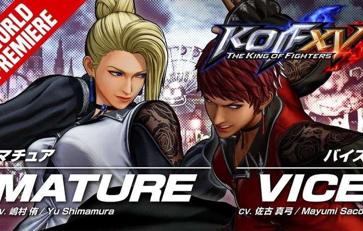 The King of Fighters XV Mature e Vice si uniscono al roster