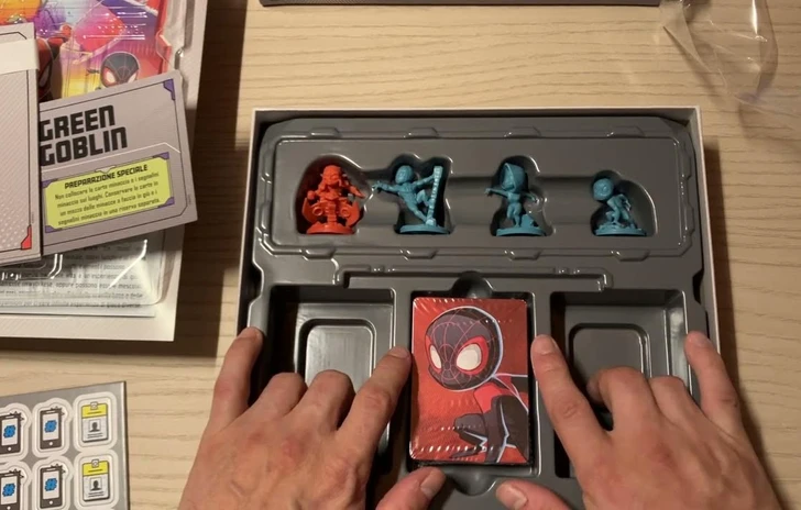 Marvel United  22  unboxing espansione Ragnoverso