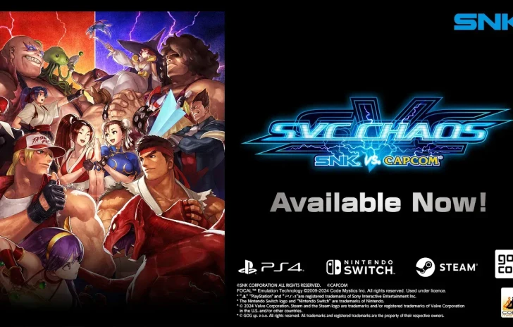 SNK vs Capcom SVC Chaos  il trailer di lancio