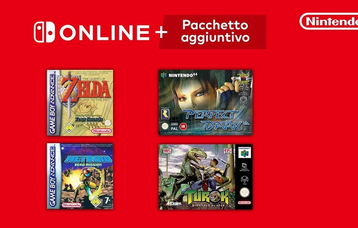 Nintendo Switch Online le novità con Zelda e Metroid