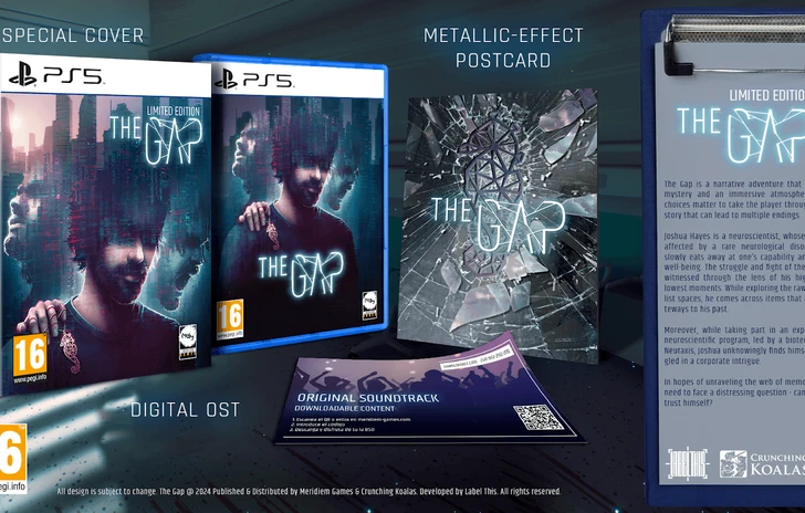 The Gap ha una edizione fisica limitata su PlayStation 5