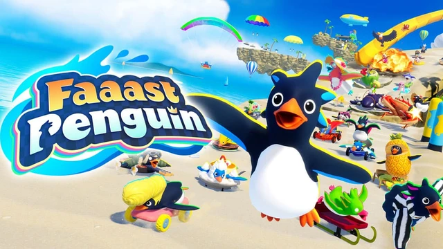 Faaast Penguin il battle royale incontra i kart e i pinguini