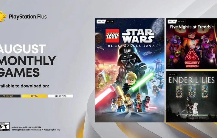 PlayStation Plus ecco i giochi di Agosto