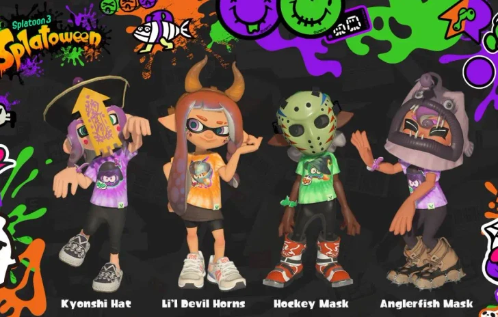 Splatoon 3 pronto per Halloween