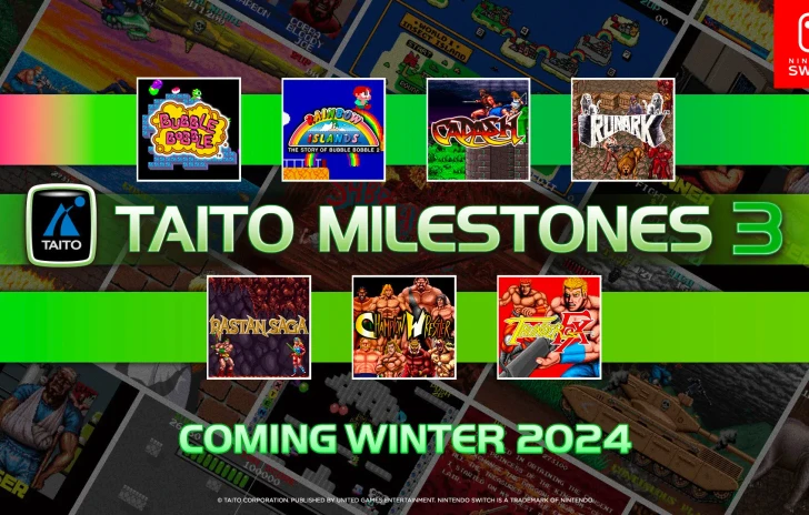Taito Milestones 3 a novembre in Giappone confermati i giochi inclusi