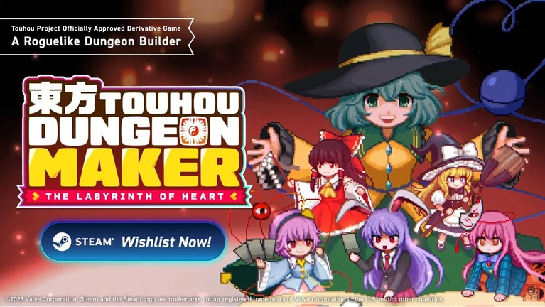 Touhou Dungeon Maker The Labyrinth of Hearth annunciato per PC 