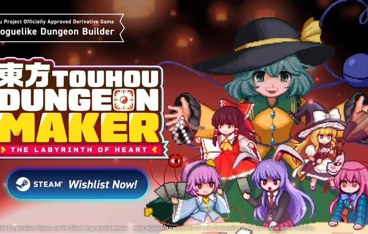 Touhou Dungeon Maker The Labyrinth of Hearth annunciato per PC 